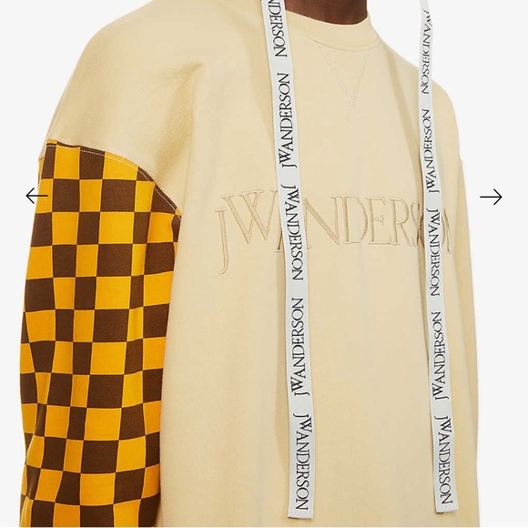 JW Anderson checkboard sweatshirt - Picture 2 of 4